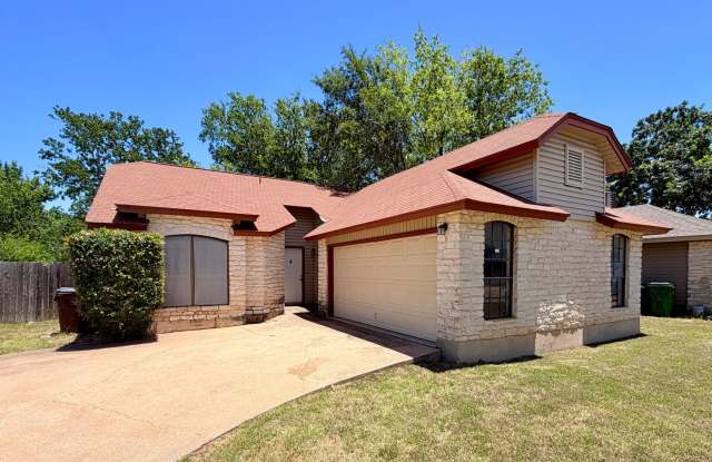 Great 3/2 single story home on a quiet street in Round Rock!