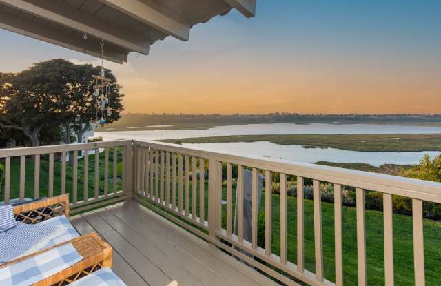 Newport Bluffs Front Row | Furnished Rental with Stunning Back Bay Views