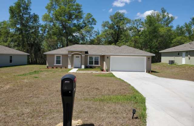 Recently Built 3 Bedroom 2 Bath Home for Rent - 7994 North Voyager Drive, Citrus Springs, FL 34433