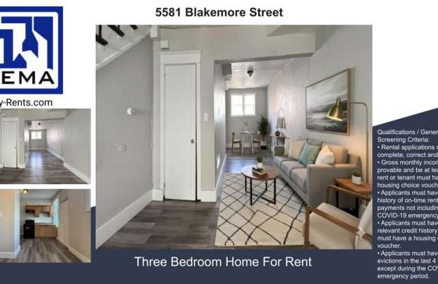 Photo of 3-bed Philly home with hardwood floors, an enclosed porch, and a private rear yard.