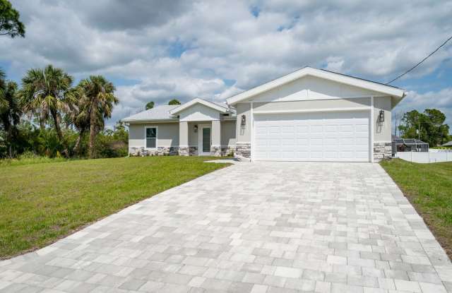 WATER  SOLAR INCLUDED - BRAND NEW 3 bed / 2 bath / Office / 2 car garage! NORTH PORT FLORIDA - 4347 Alametos Terrace, North Port, FL 34288