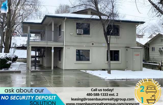 Beautifully charming 2‑bedrooms, 1-bath downstairs apartment in Prescott!