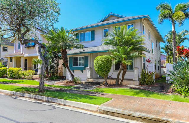 Ocean Pointe - Kekina Kai subdivision -  Two story 4 bedroom, 3 bath home. 1 bedroom, 1 bath on ground floor with 23 PV panels