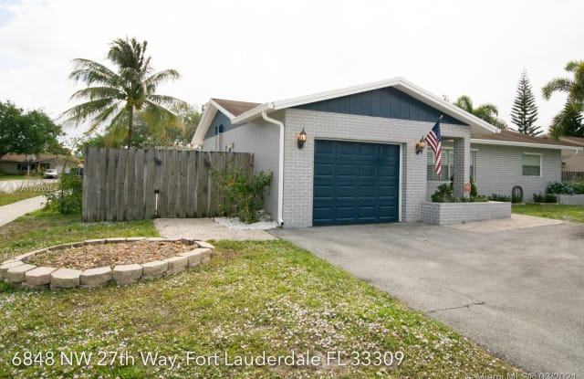 6848 NW 27th Way - 6848 Northwest 27th Way, Fort Lauderdale, FL 33309