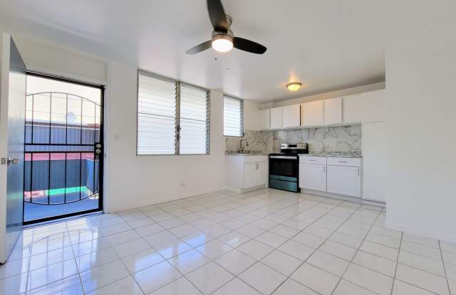 AVAILABLE NOW | Updated One Bedroom, One Bathroom Apartment | Location: Hale Umi | Includes: Water/Sewer/Trash  Assigned Parking Space - 719 Umi Street, Honolulu, HI 96819