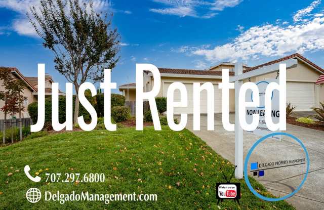 Benicia - Large two bedroom home with a beautiful oversized patio/yard
