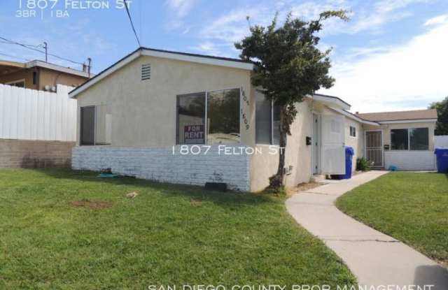 1807 Felton St - 1807 Felton Street, San Diego, CA 92102