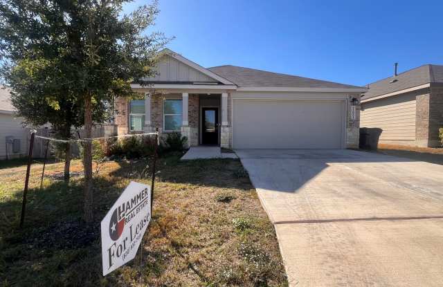 Photo of 3 bed 2 bath with a flex space, fenced in backyard, and attached garage