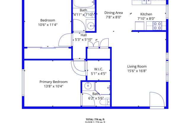 North Park 2 Bedroom 2 Bath Apartment