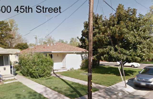East Sacramento 1br Duplex for Rent $1,750.00