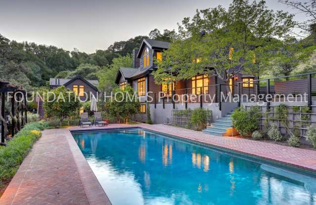 Gated San Anselmo Estate w/ Pool, Vineyard and Guesthouse! - FOUNDATION - 62 Miwok Drive, Marin County, CA 94960