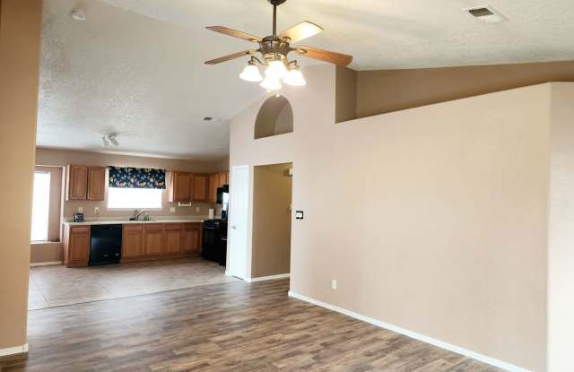 Four-bedroom two bath home located in southwest Albuquerque off of tower and 98th.