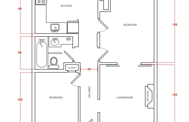 402 Center Street - apt 3