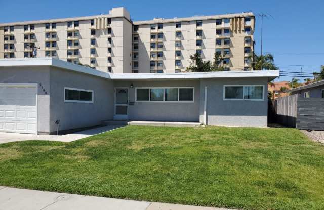 3 BR / 1.75 BA home adjacent to SDSU available July 1st, 2026.
