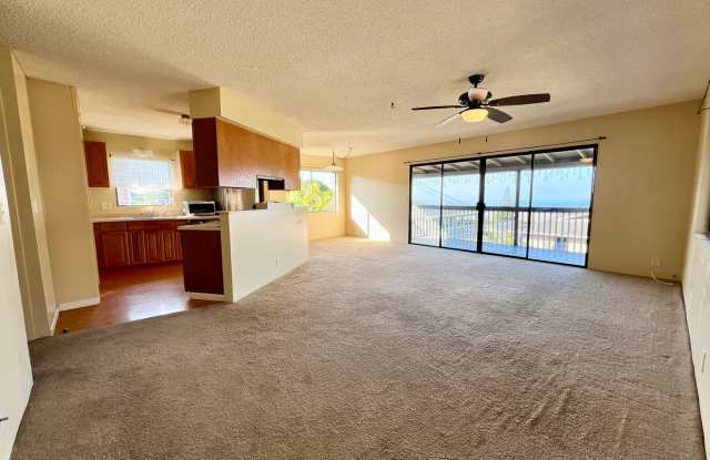 UNFURNISHED 3 BED/2BA PRIVATE HOME WITH OCEAN VIEW