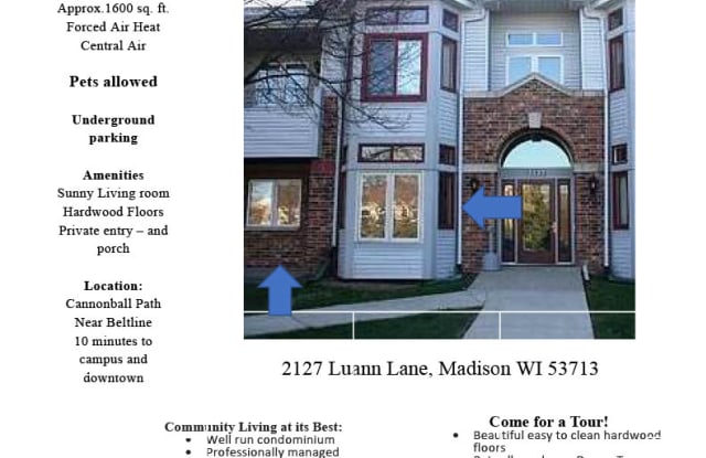 2127 Luann Lane - 2127 Luann Lane, Madison, WI 53713