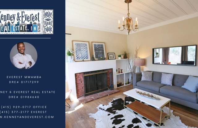 Gorgeous Two-level 3BR/1BA single family home in Mill Valley, Fireplace, Washer/Dryer, One-car Garage, Yard, Storage (179 Locust Avenue) photos photos