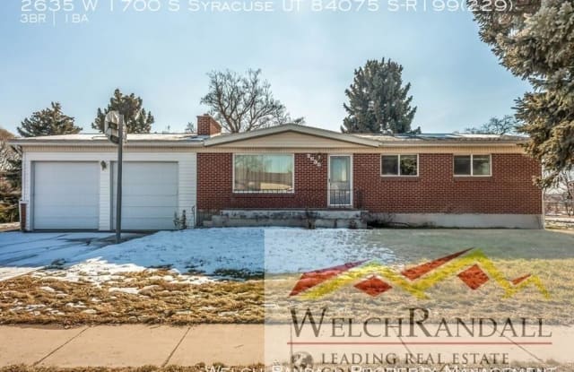 2635 W 1700 S Syracuse UT 84075 S-R199(229) - 2635 W 1700 S, Syracuse, UT 84075