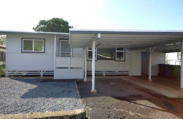Newly Remodeled 3 Bedroom, 2 Bath, 2 Car Carport Home in Aiea