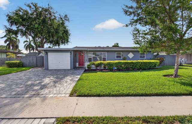 Poolside Living in Pompano Beach – 3 Bed 2 Bath Single Family Home - NO HOA move in today!