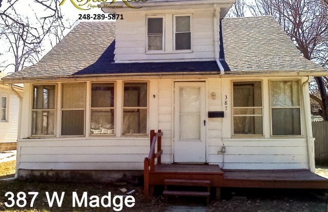 387 W Madge Ave - 387 West Madge Avenue, Hazel Park, MI 48030