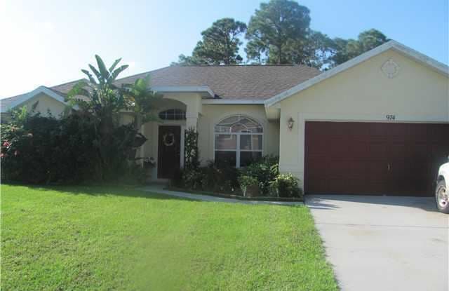 934 SW N Globe - 934 Southwest N Globe Avenue, Port St. Lucie, FL 34953