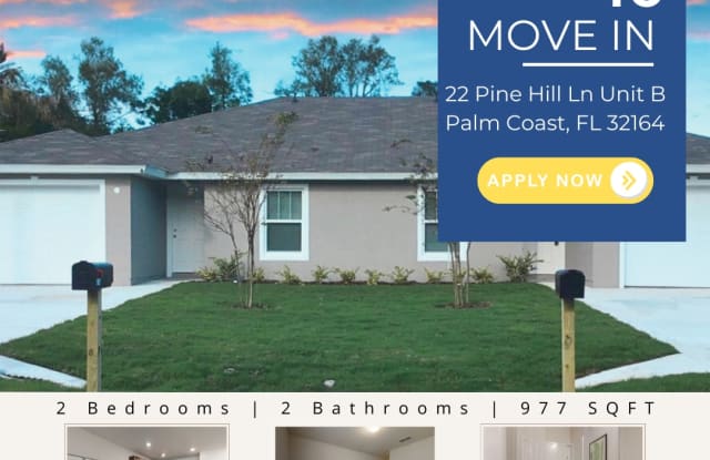 22 Pine Hill Ln Unit B - 22 Pine Hill Lane, Palm Coast, FL 32164