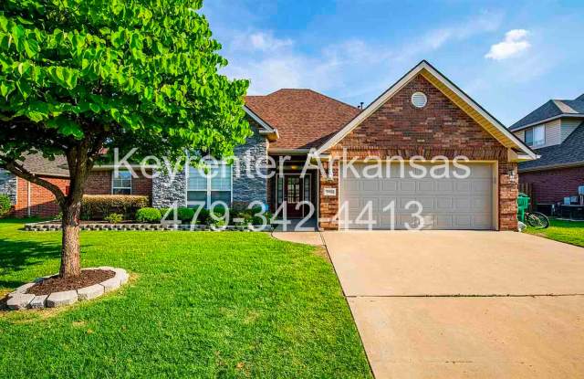 Wonderful home centrally located in Centerton with SOLAR - cut your electric bill down tremendously!