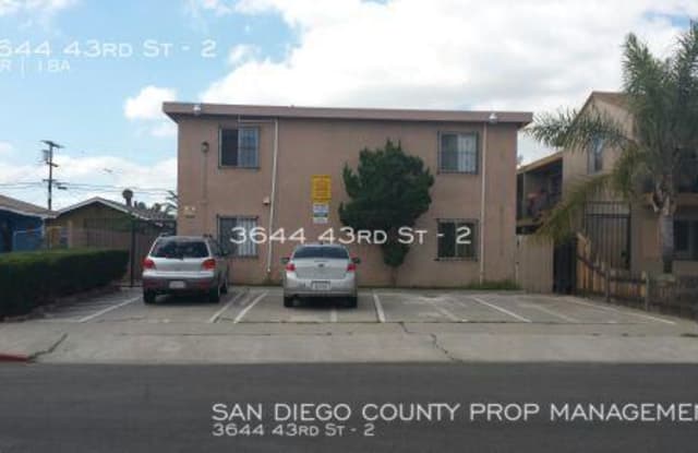 3644 43rd St - 3644 43rd Street, San Diego, CA 92105