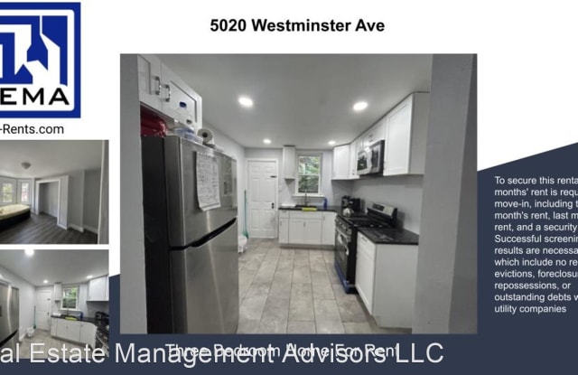 5020 Westminster Ave - 5020 Westminster Avenue, Philadelphia, PA 19139