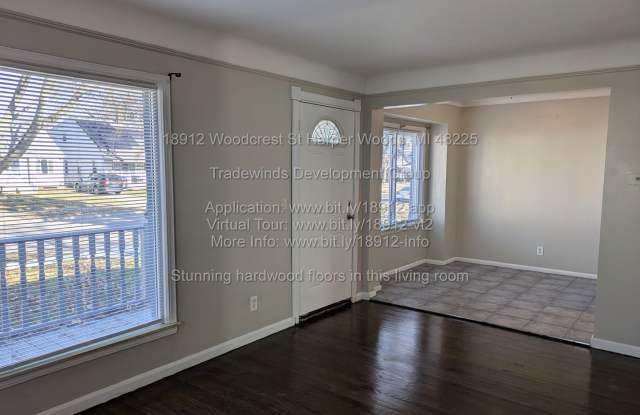 18912 Woodcrest - Freshly Renovated 3BR Ranch - Hardwood Floors - Fenced Yard - 2-Car Garage - 48225