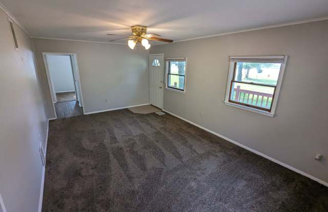 Nicely updated three-bedroom ranch with garage.