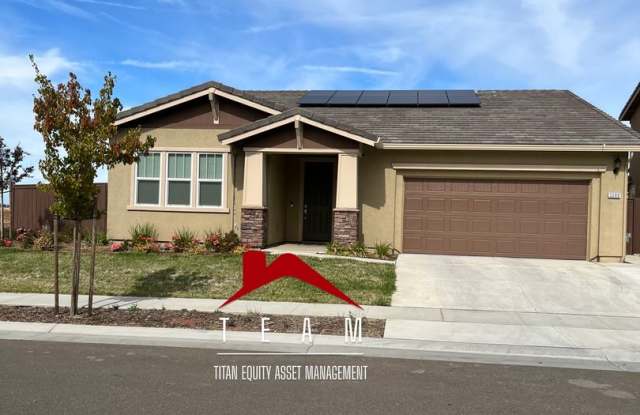 Great single story home with solar