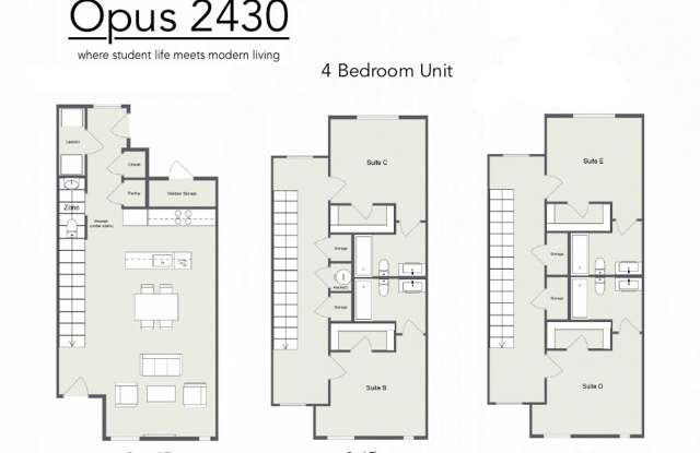 3-, 4- and 5-Bedroom Luxury Townhomes with Top-of-the-Line Amenities!