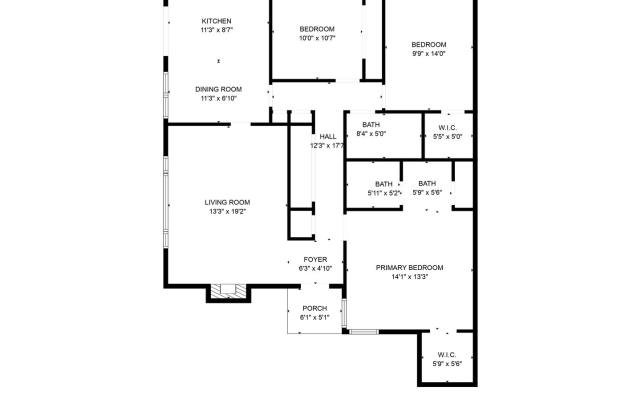 195 S. Los Timbres Orange 3 Bedroom 2 Bath Rear unit of Duplex