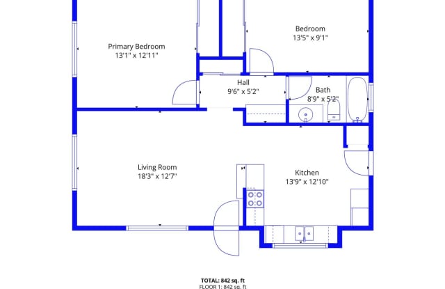 Escondido Historic Neighborhood 2 Bedroom 1 Bath Home