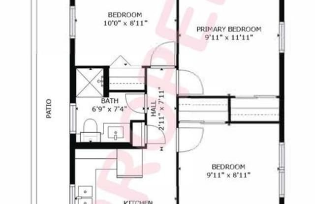 3 bdrm/ 1 bath home for rent in Kalihi Uka