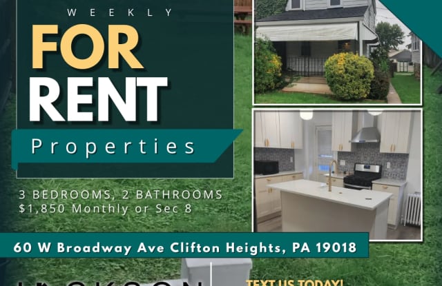 60 West Broadway Avenue - 60 West Broadway Avenue, Clifton Heights, PA 19018