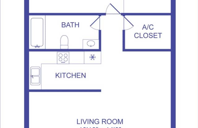 1 Bedroom / 1 Bathroom Apartment Home ** SPECIAL **