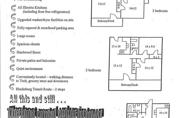 1 Bedroom, 1 Bath Apartment