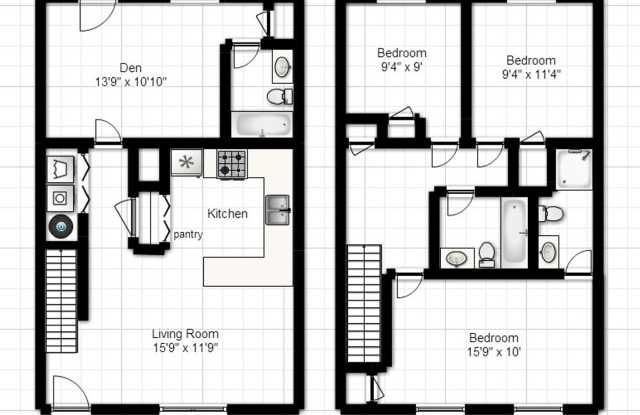 Rutherford Townhomes 3 Bedroom w/Den 3 Bathroom photos photos