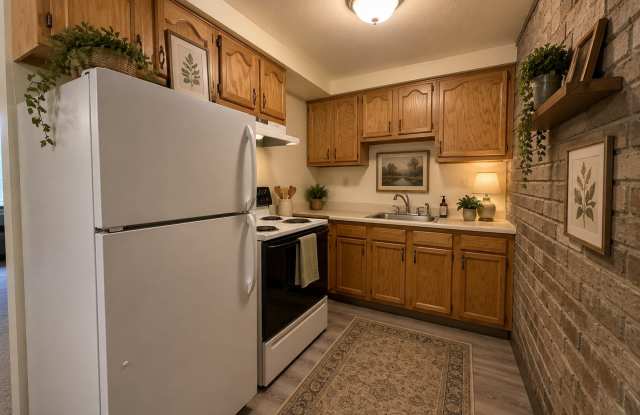 Beautiful One Bedroom Apartment with A/C, Parking & On-Site Laundry! Call Today!
