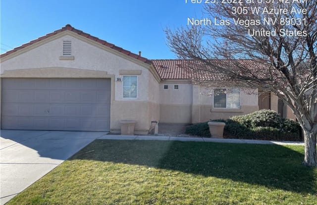 305 West AZURE Avenue - 305 West Azure Avenue, North Las Vegas, NV 89031