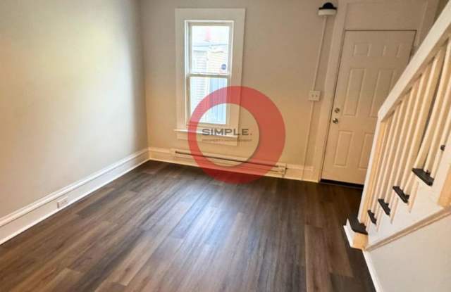 Cozy 3 bedroom 1 bath house with open 1st floor plan