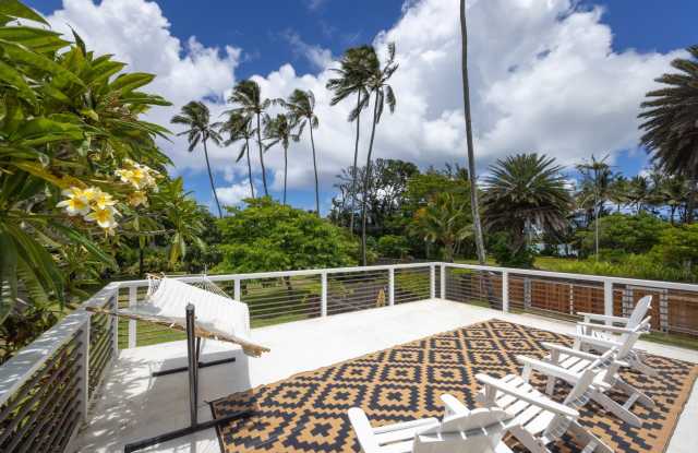 Photo of Hale Pellicano w/ Private Backyard, Hot Tub, Lush Lawn  Kawela Bay Access