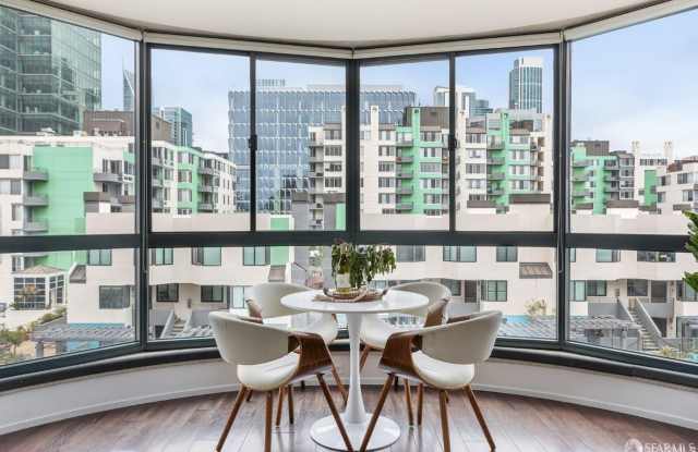 Light filled, modern, 2BD view condo available now at the Museum Parc. 24-hours doorman, courtyard, swimming pool! - 300 3rd Street, San Francisco, CA 94107