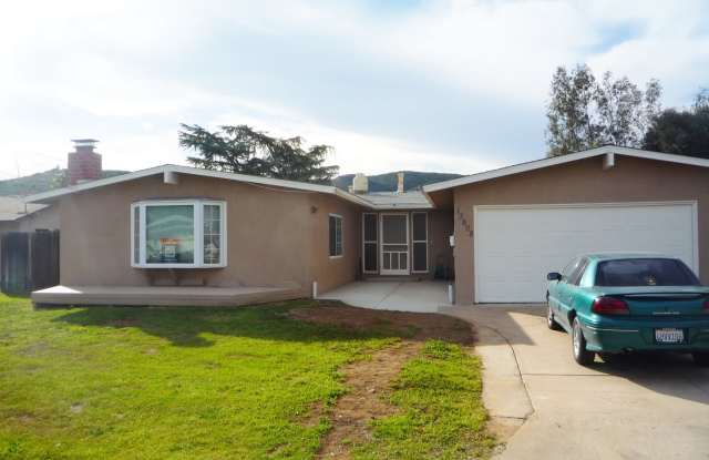 Poway Three Bedroom Home for Rent
