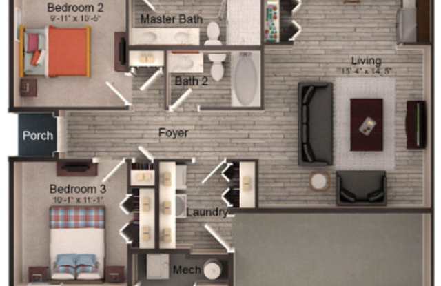 Exquisite 3- Bedroom Home with Modern Elegance and a Great Location!!! 2 Months Free on 14-Month Lease- Limited Time Offer