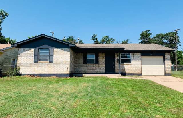 1617 McDonald Dr - 1617 Mcdonald Drive, Midwest City, OK 73130