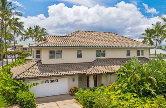 Gorgeous Luxury Kai Malu Wailea Fully furnished 3/2.5 Ocean View Unit for Rent